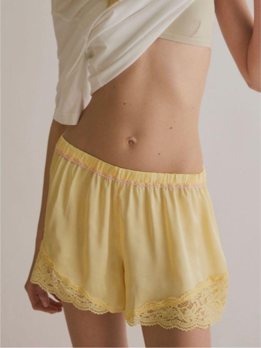 Free People Meet Me In The Middle Tap Shorts